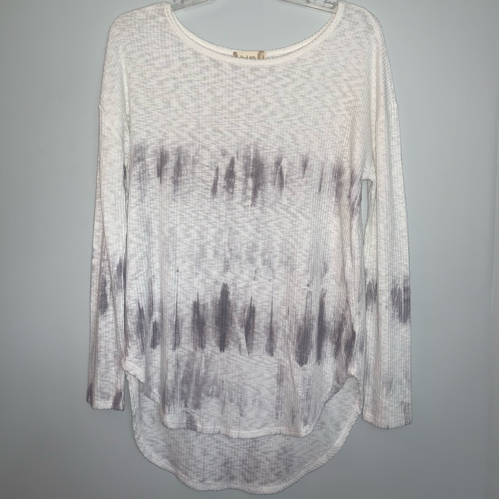 Altar’d State Tye Die Long Sleeve Rib Tee